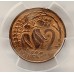 NEW ZEALAND 1967 . TWO 2 CENTS COIN . ERROR . MULE . BAHAMAS OBVERSE